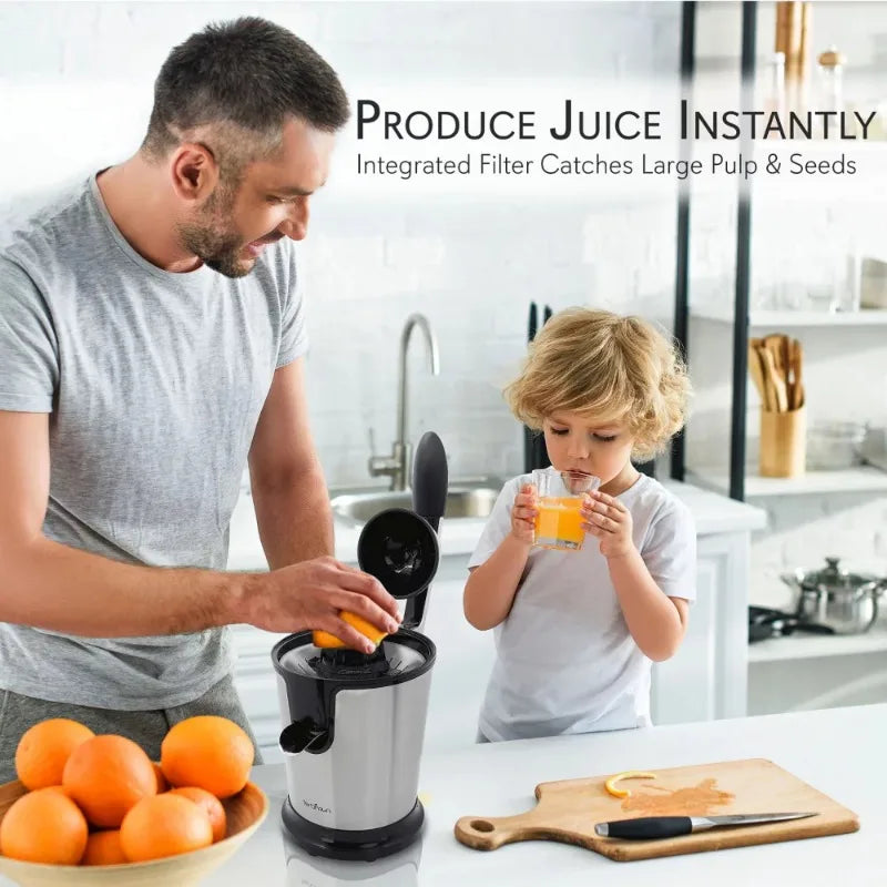 NutriChef Stainless Steel Electric Juice