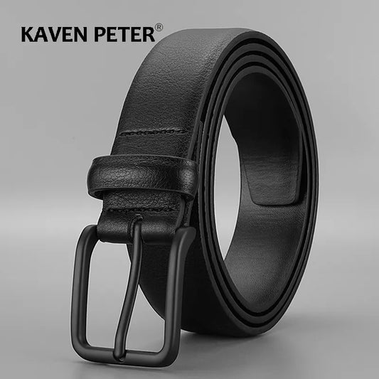 Male Black Luxury Buckle Belt