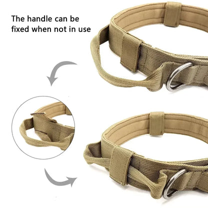 Tactical Adjustable Police Dog Collar