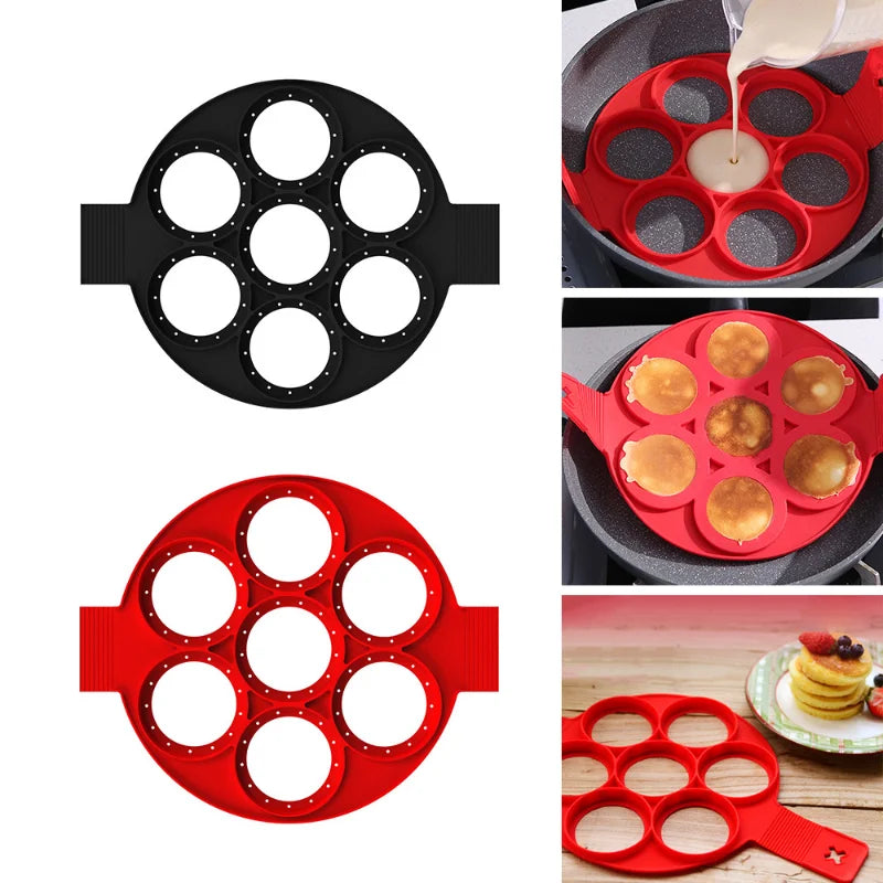 Silicone multi-shape non-stick Pancake Mold