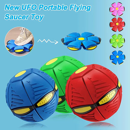 Interactive Flying Saucer Ball Dog Toys