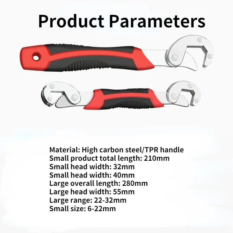 Adjustable Spanner Non-slip Wrench Tool