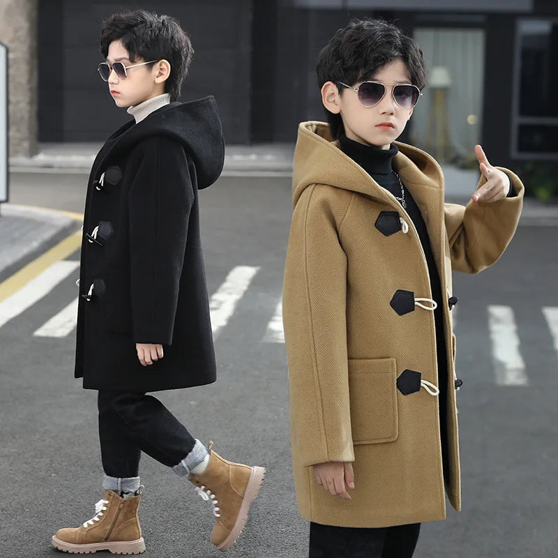 Autumn Winter Wool Coat Mid-Length