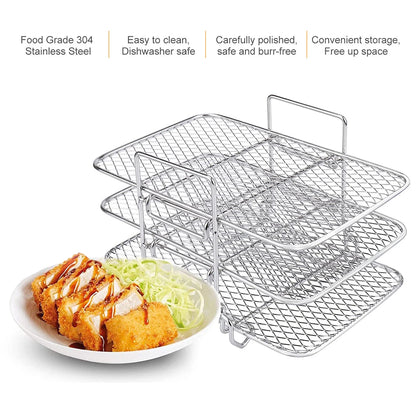 Air Fryer Stainless Steel Multi-Layer Rack