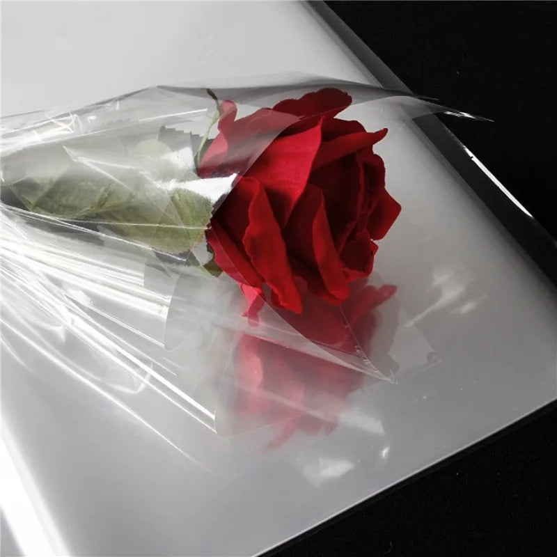 Clear Cellophane Wrap Roll For aGift Flower Bouquet