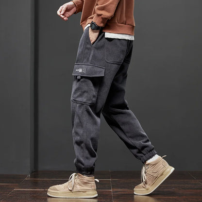 Winter Men's Fleece Jogging Pants