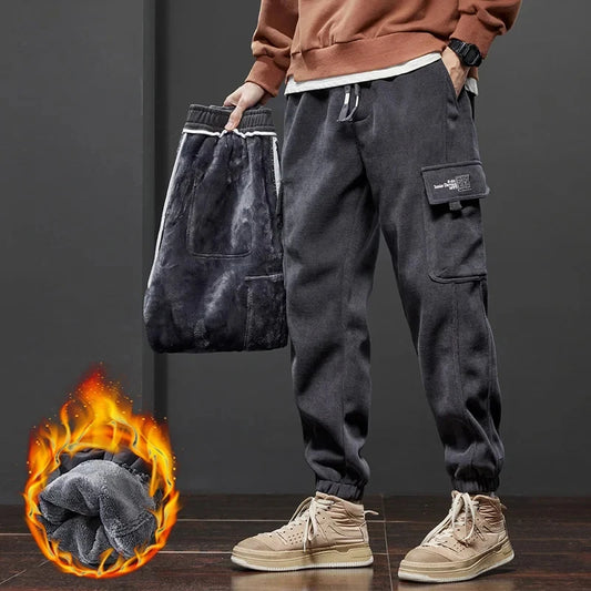 Winter Men's Fleece Jogging Pants