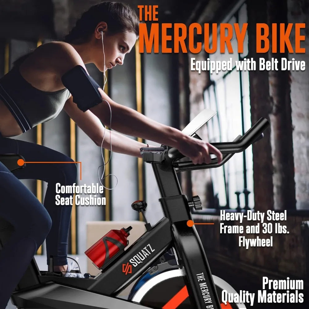 Indoor Magnetic Exercise Bicycle With Training Console