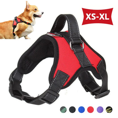 Saddle Dog Reflective Adjustable Harness