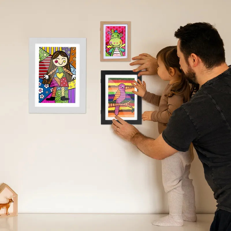 Wooden Kids Art Frames