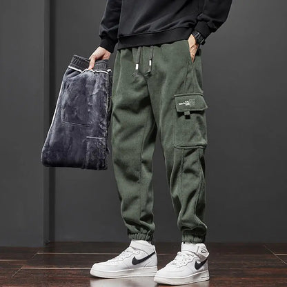 Winter Men's Fleece Jogging Pants