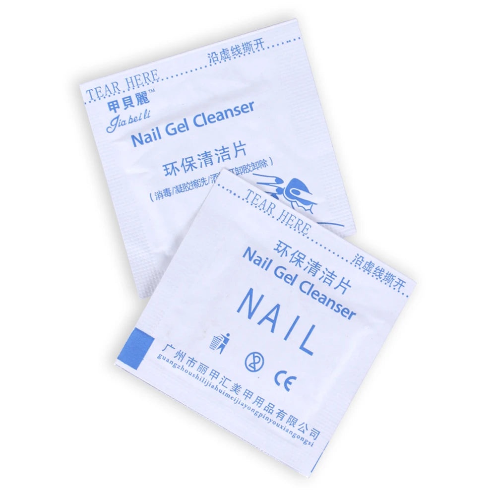 Wearable Glue Nail Files Alcohol Cotton Kit