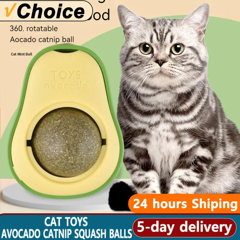 Avocado Catnip Wall Cat Balls