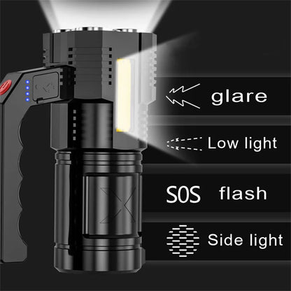 Portable Rechargeable Led Flashlight