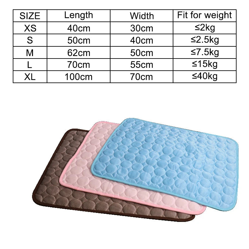 Dog Cooling Mat Summer Pad