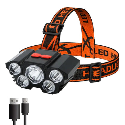 Rechargeable LED Flashlight Headlamp