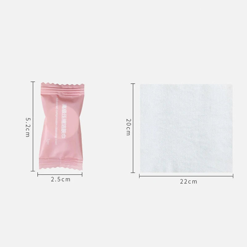 Compressed Portable Travel Wipe