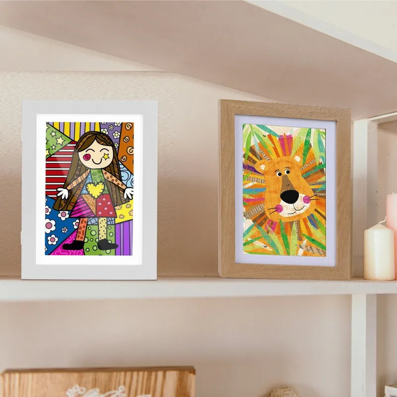 Wooden Kids Art Frames