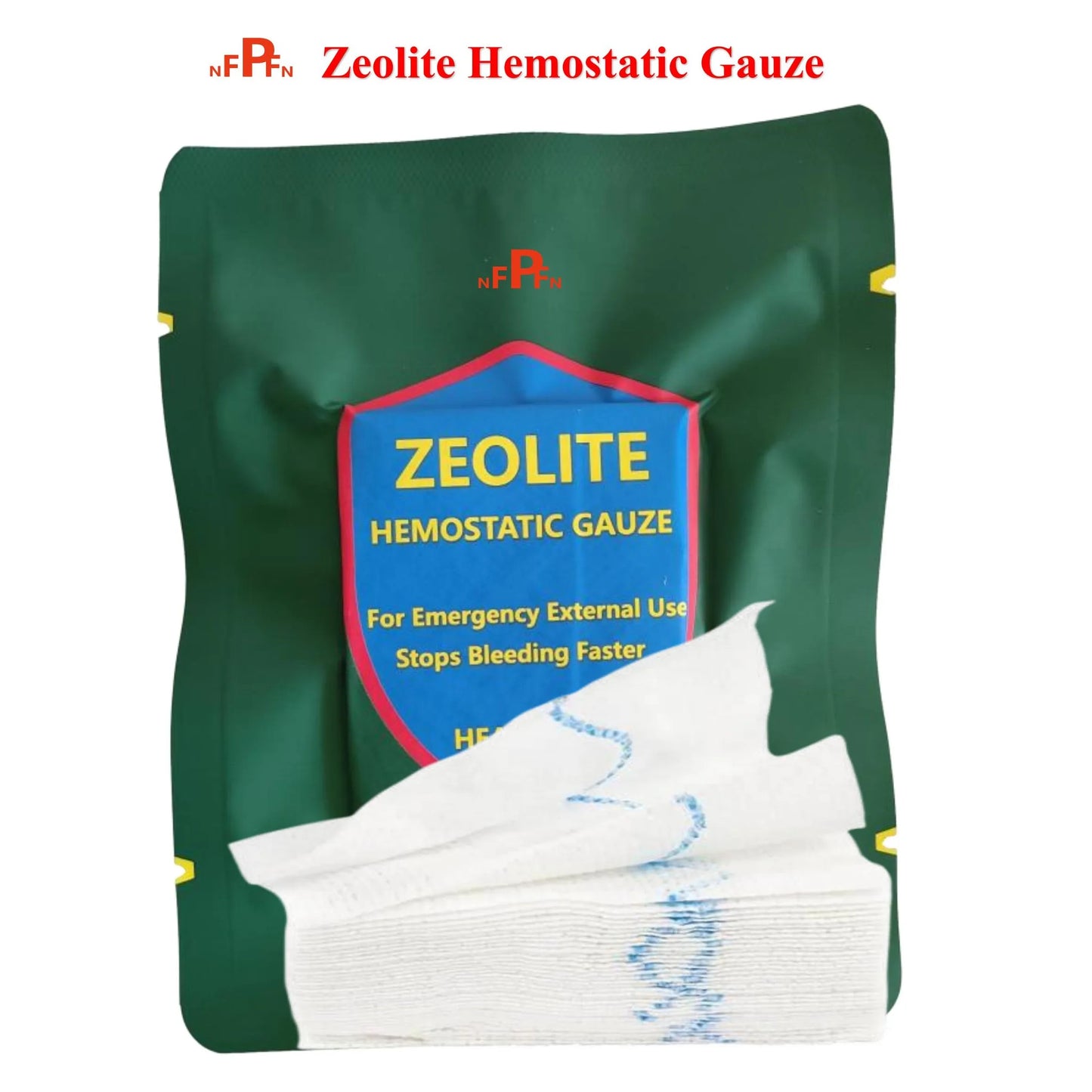 TCCC Tactical Zeolite Hemostatic Gauze