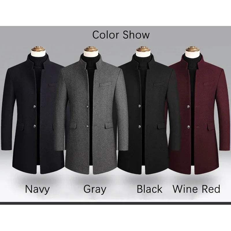 BROWON Brand Business Casual Trench Coat