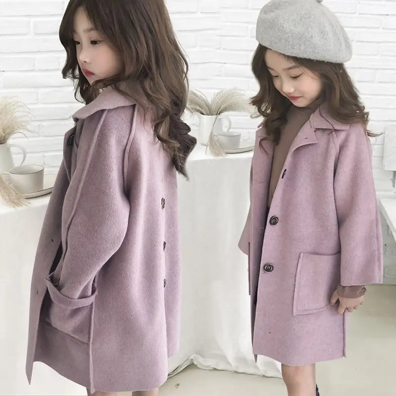 EACHIN Girls Wool Coats