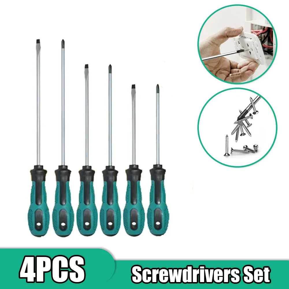 Multipurpose Handle Screwdrivers Set