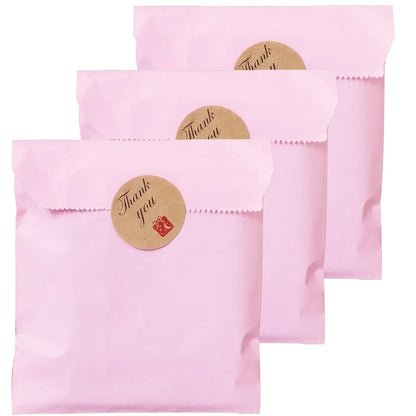 Pure Solid Color Kraft Bags