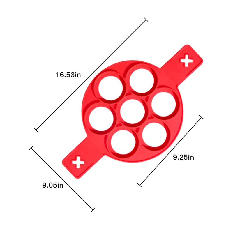 Silicone multi-shape non-stick Pancake Mold