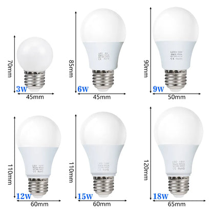 E27 LED Bulb Lamps