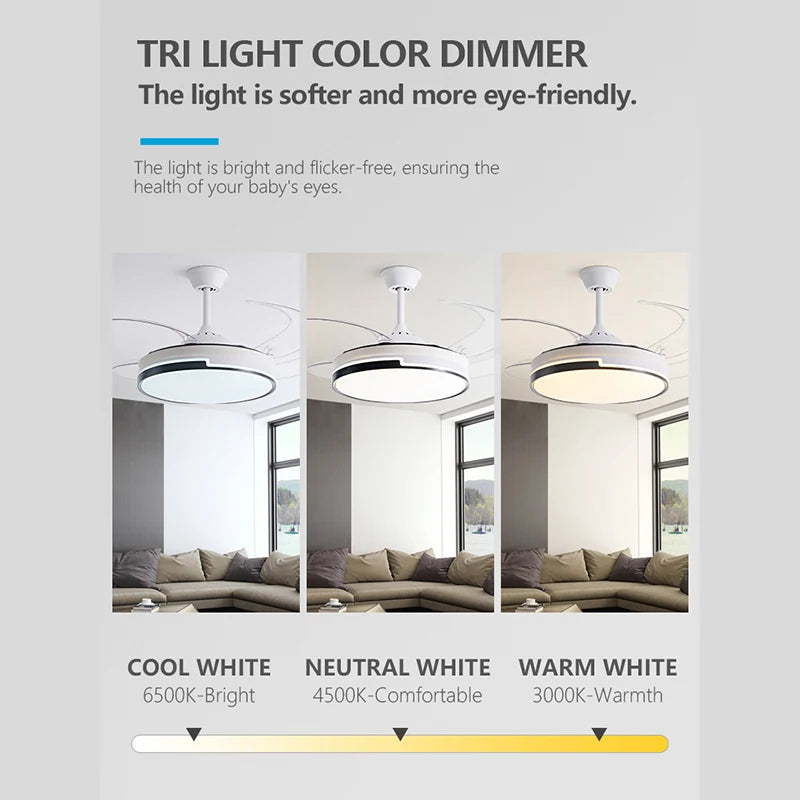 Invisible Ceiling Fan LED Lamps