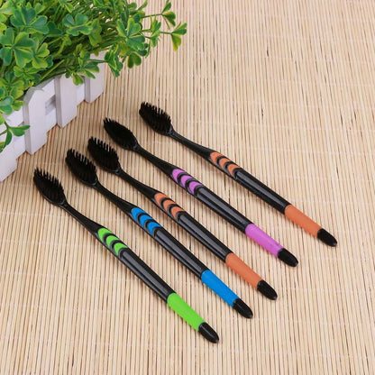 Bamboo Charcoal Huge Head Toothbrush