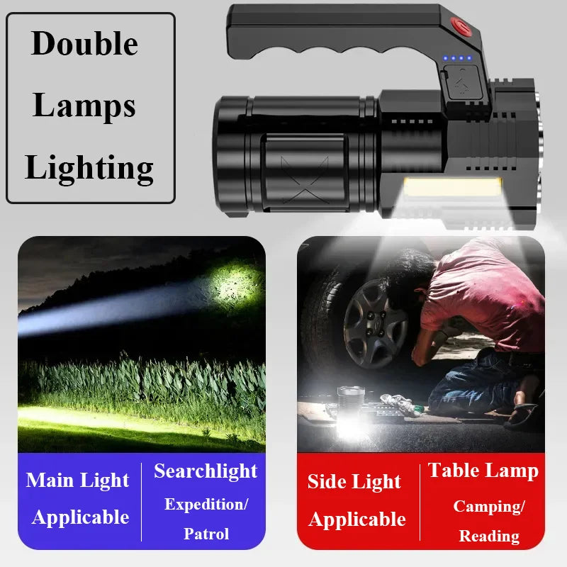 Portable Rechargeable Led Flashlight