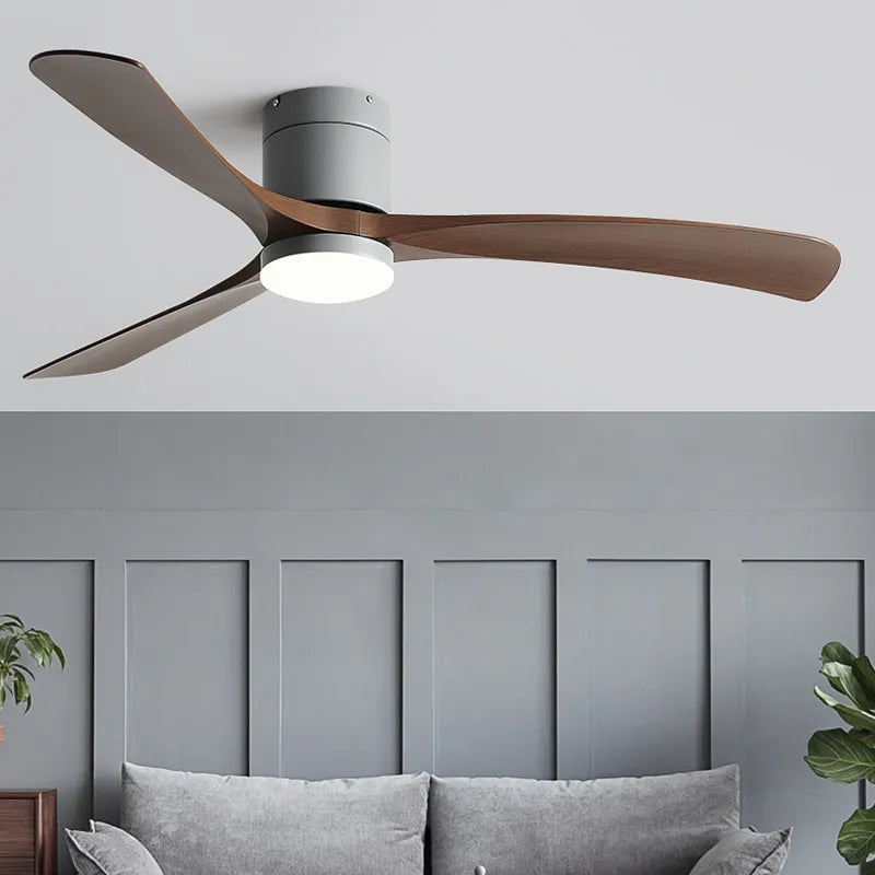 Low Floor Ceiling Light Fan