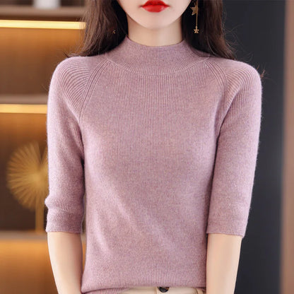 Cashmere Women Sweater Knitted Tops