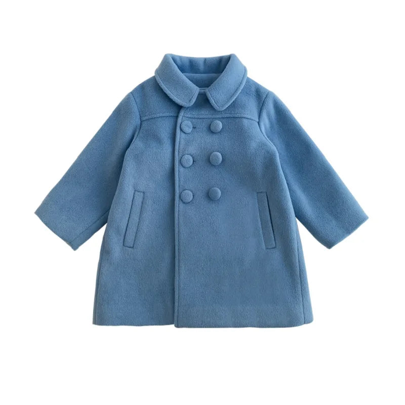 Girls Korean Wool Coats