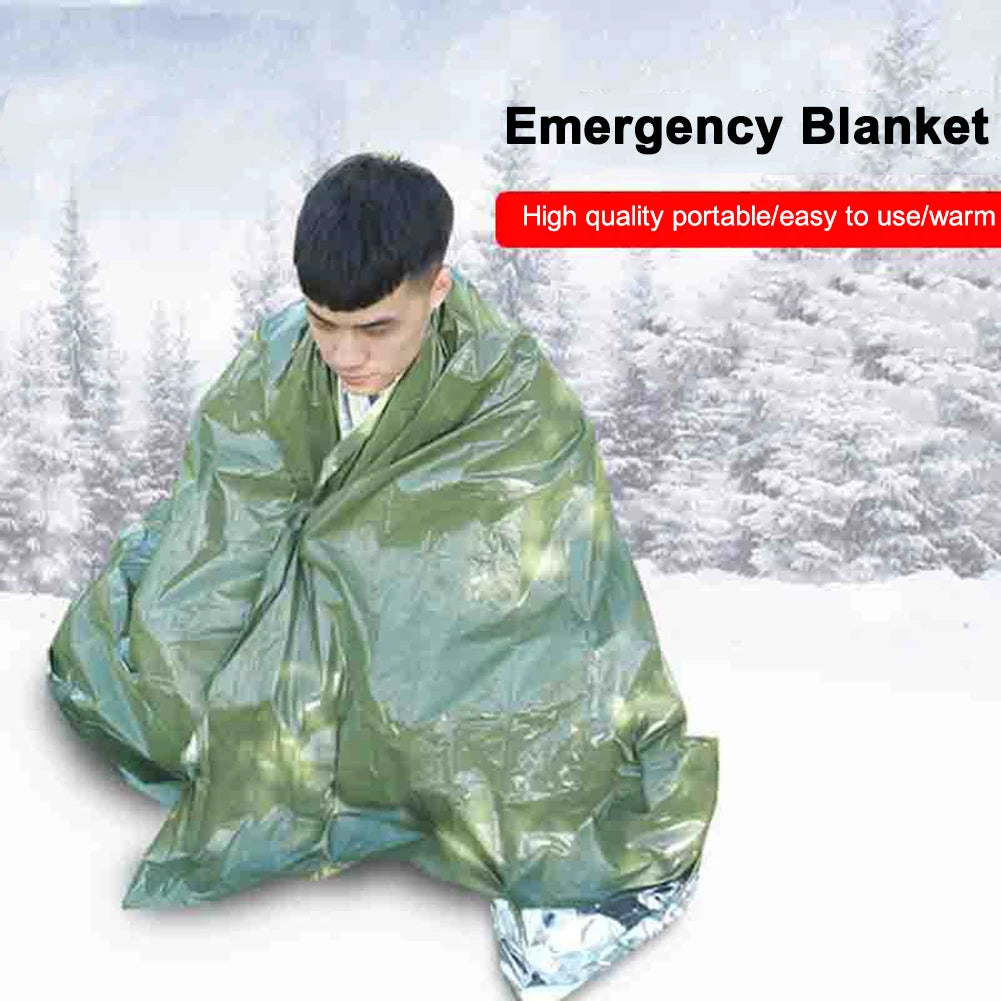 Emergency Blanket Outdoor Survive Kit