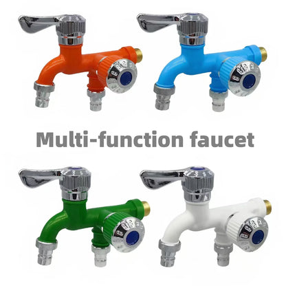 Double Outlet Faucet Water Tap