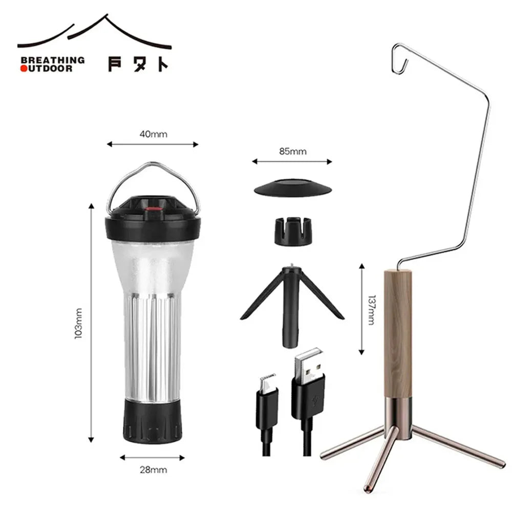 3000mAh Outdoor Camping Lantern Set