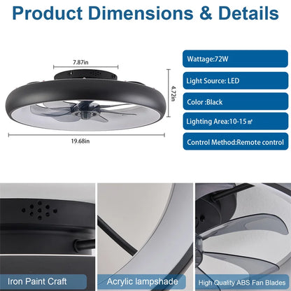 Adjustable Speed Modern Ceiling Fan