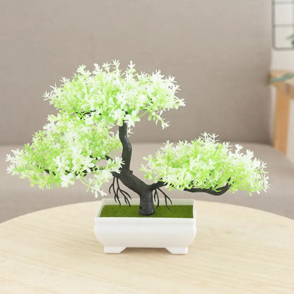 Artificial Plastic Bonsai Plants Ornaments