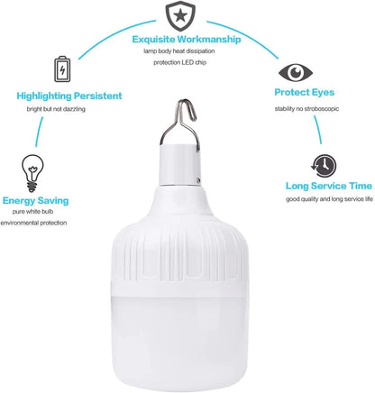 USB Rechargeable LED Bulb Camping Light