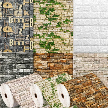 Self-Adhesive  Brick Wall Stickers Wallpaper