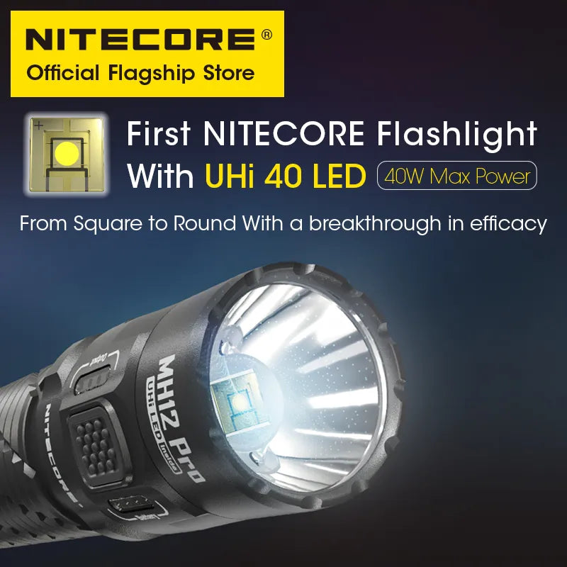 NITECORE MH12 Pro USB-C Rechargeable Compact Flashlight