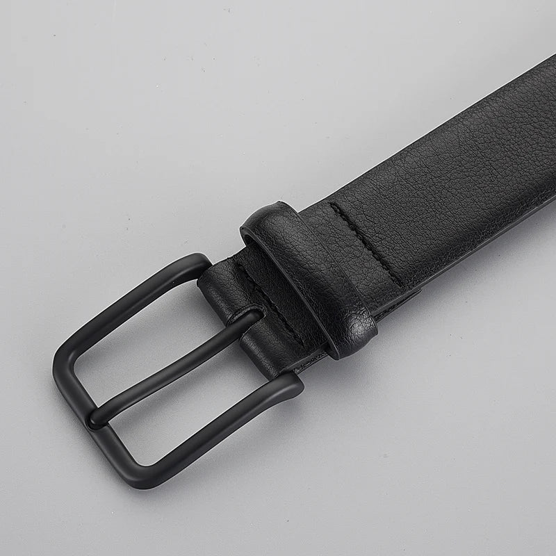 Male Black Luxury Buckle Belt