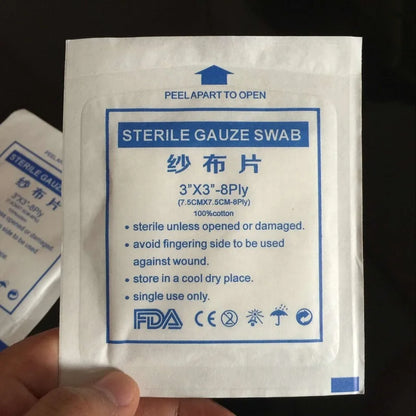 First Aid Individually Wrapped Gauze