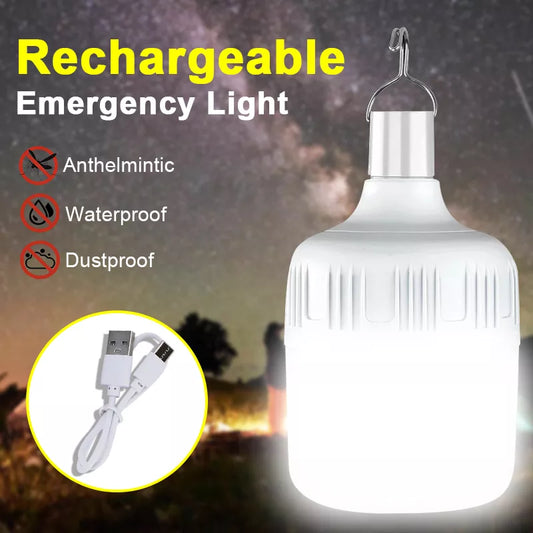 USB Rechargeable LED Bulb Camping Light