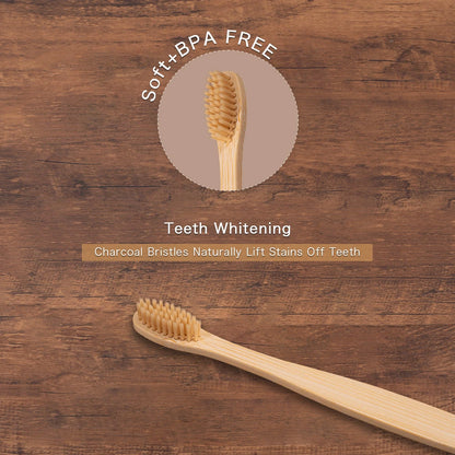 Colorful Natural Bamboo ToothBrush Sets