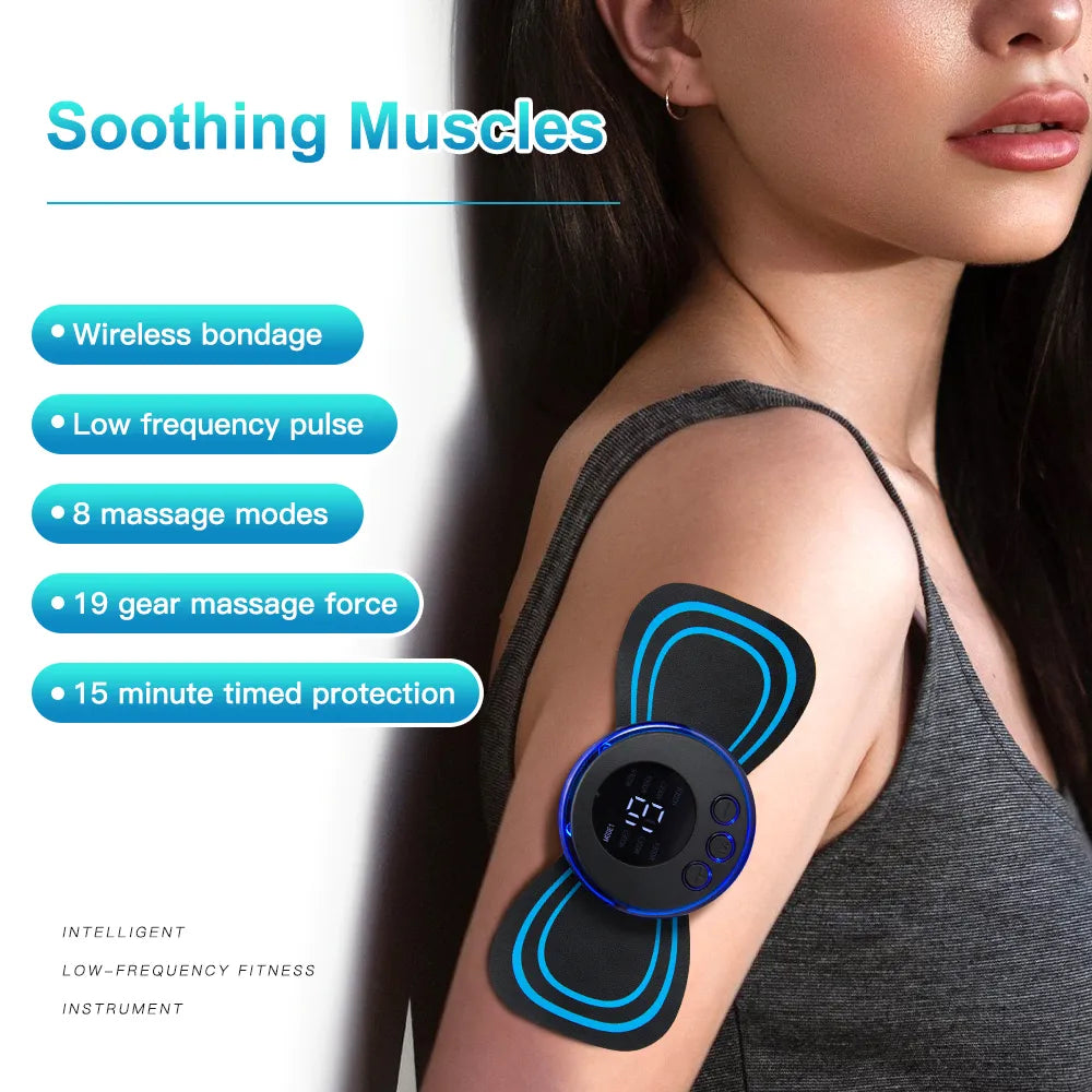 LCD Display Electric Neck Massage