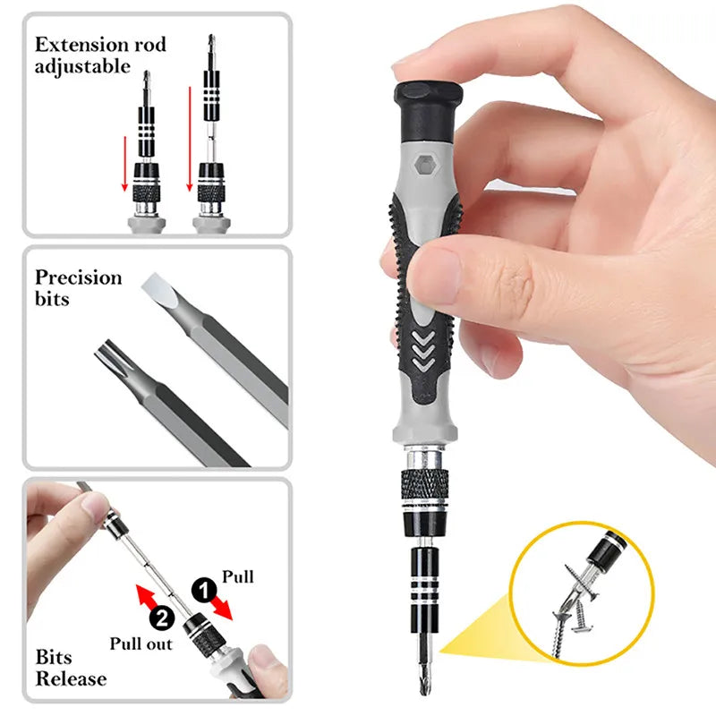 Magnetic Screwdriver Bit Set