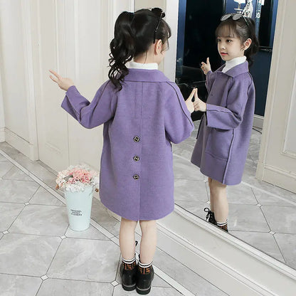 EACHIN Girls Wool Coats